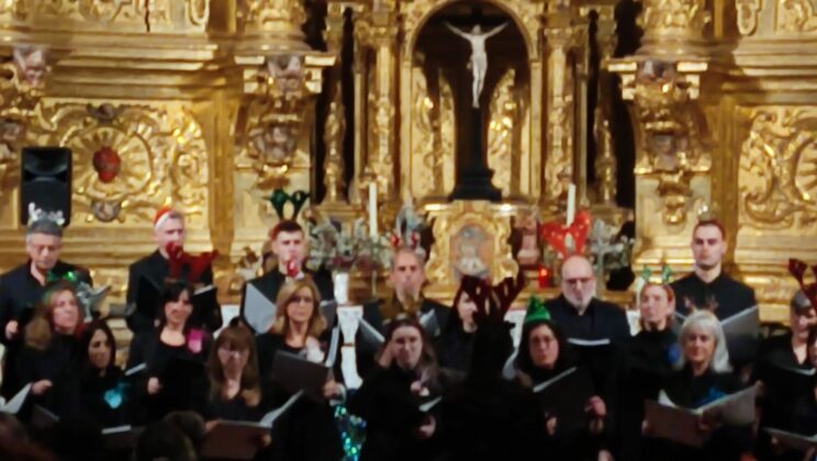 Concierto de Concordia Coral en la iglesia de la Asunción de Viguera 22.12.24