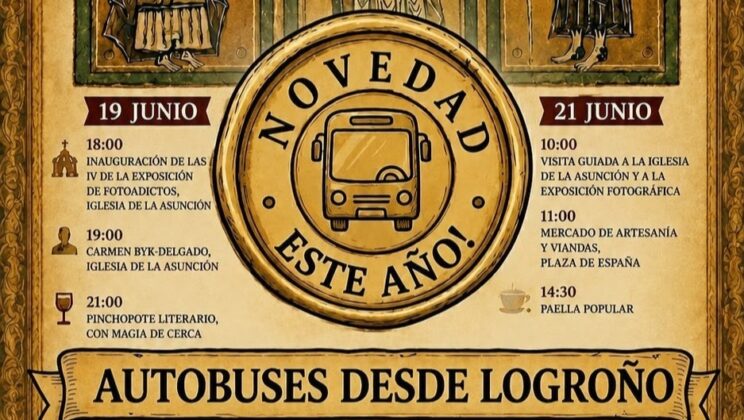 AUTOBÚS desde Logroño a las IV Jornadas. Novedad de este año.