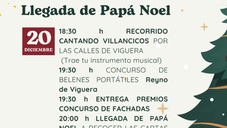 Programación de Navidad en Viguera.