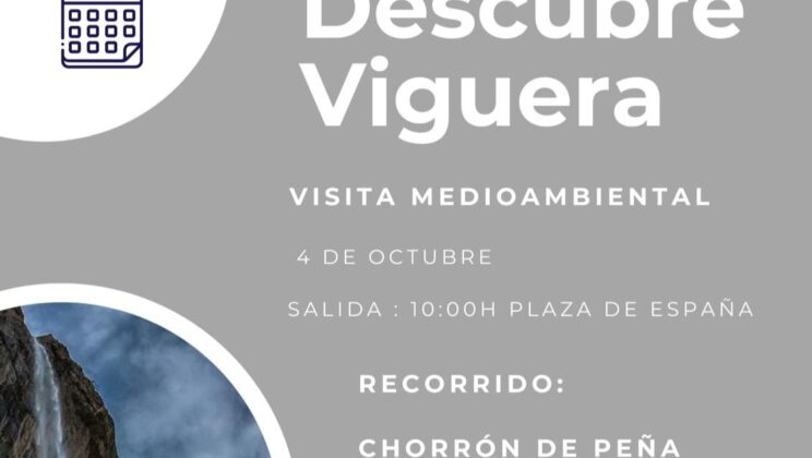 Próxima visita guiada gratuita al Chorrón 4 de octubre. Inscripciones reynodeviguera@gmail.com